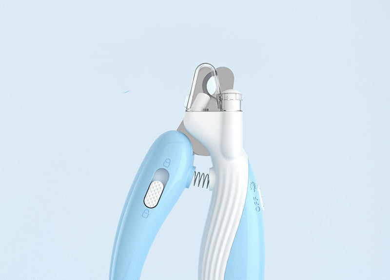 Pet Nail Clippers Dog Nail Clippers Cat Nail Clippers LED Electric Nail Grinder Pet Supplies LED Light Pet Nail Clippers